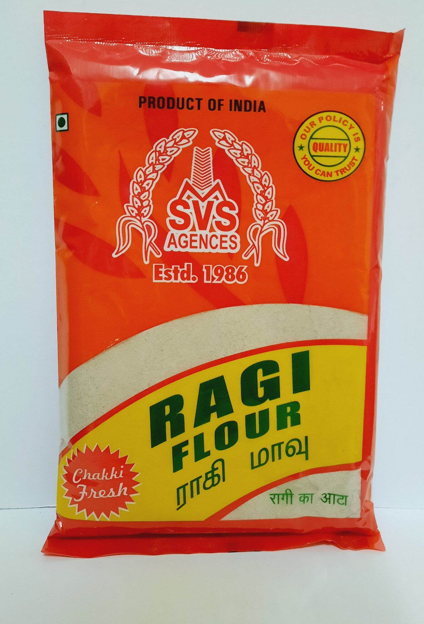 Svs Ragi Flour India Tepung Ragi 750g Lazada