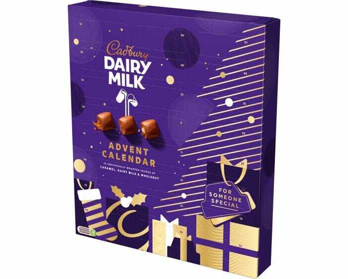 Cadbury Dairy Milk Festive Chunk Advent Calendar 258g Lazada