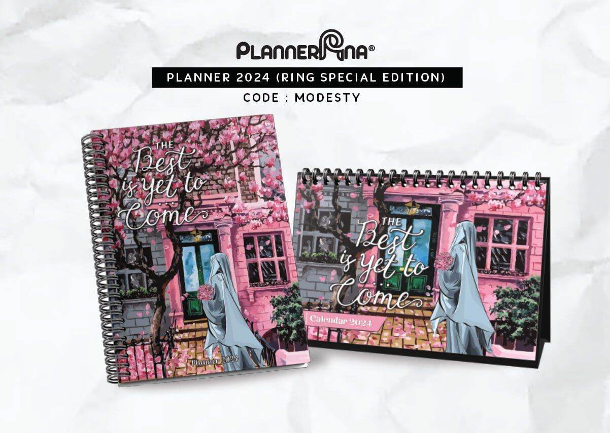 Planner Ana 2024 Ring Edition Lovely Cute Cantik Visionboard