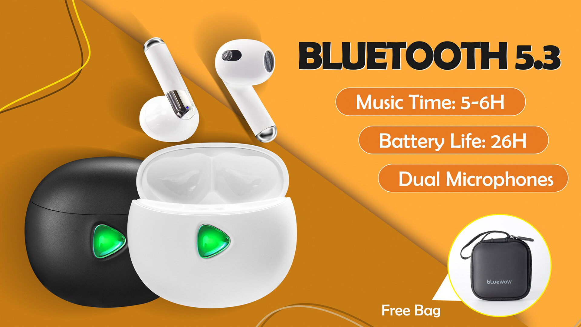 Bluewow earbuds online review