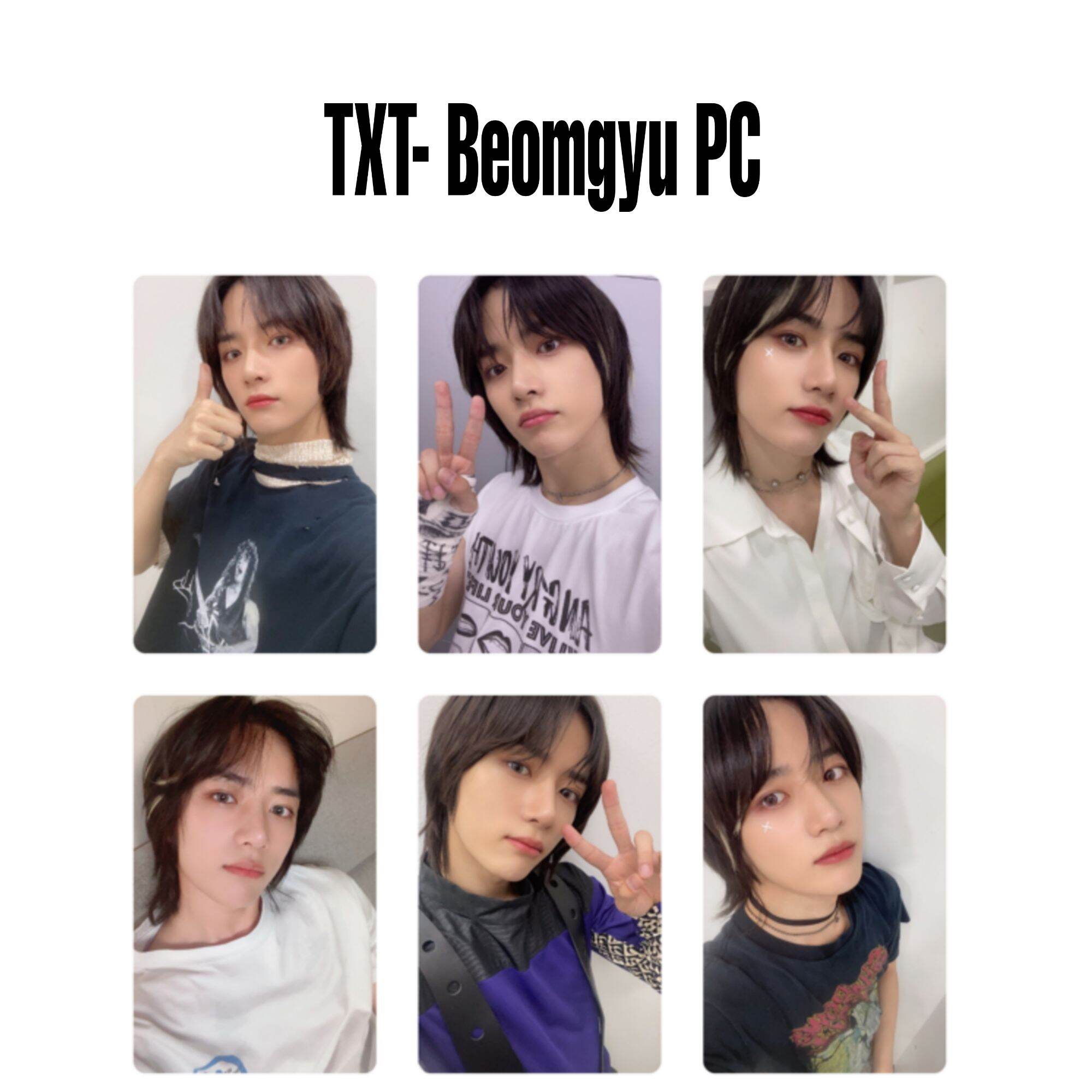 TXT- Beomgyu Unofficial Photocard 6+1pcs Mystery Kpop | Lazada display picture 1
