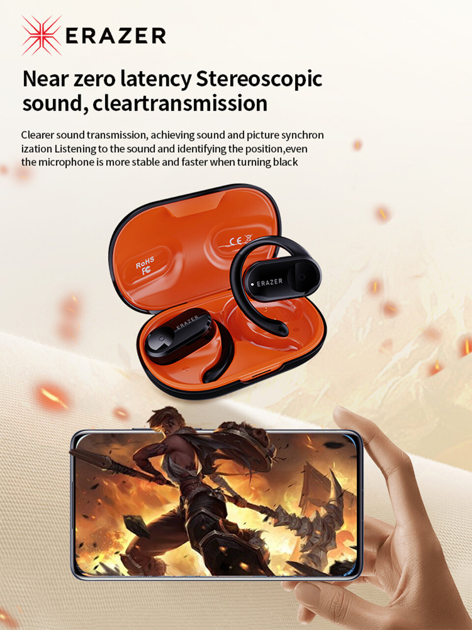 Lenovo Erazer Qt88 Wireless Bluetooth Headphones With Microphone_voghion.com