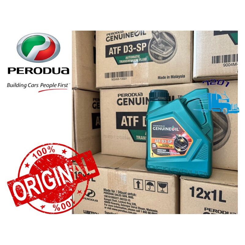 100Original ATF D3SP Perodua 1L Auto Transmission Fluid Axia/ All
