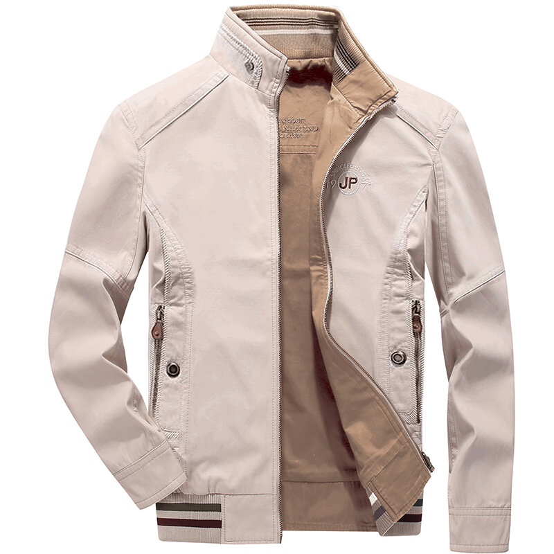 men's leisure pure cotton casual jackets