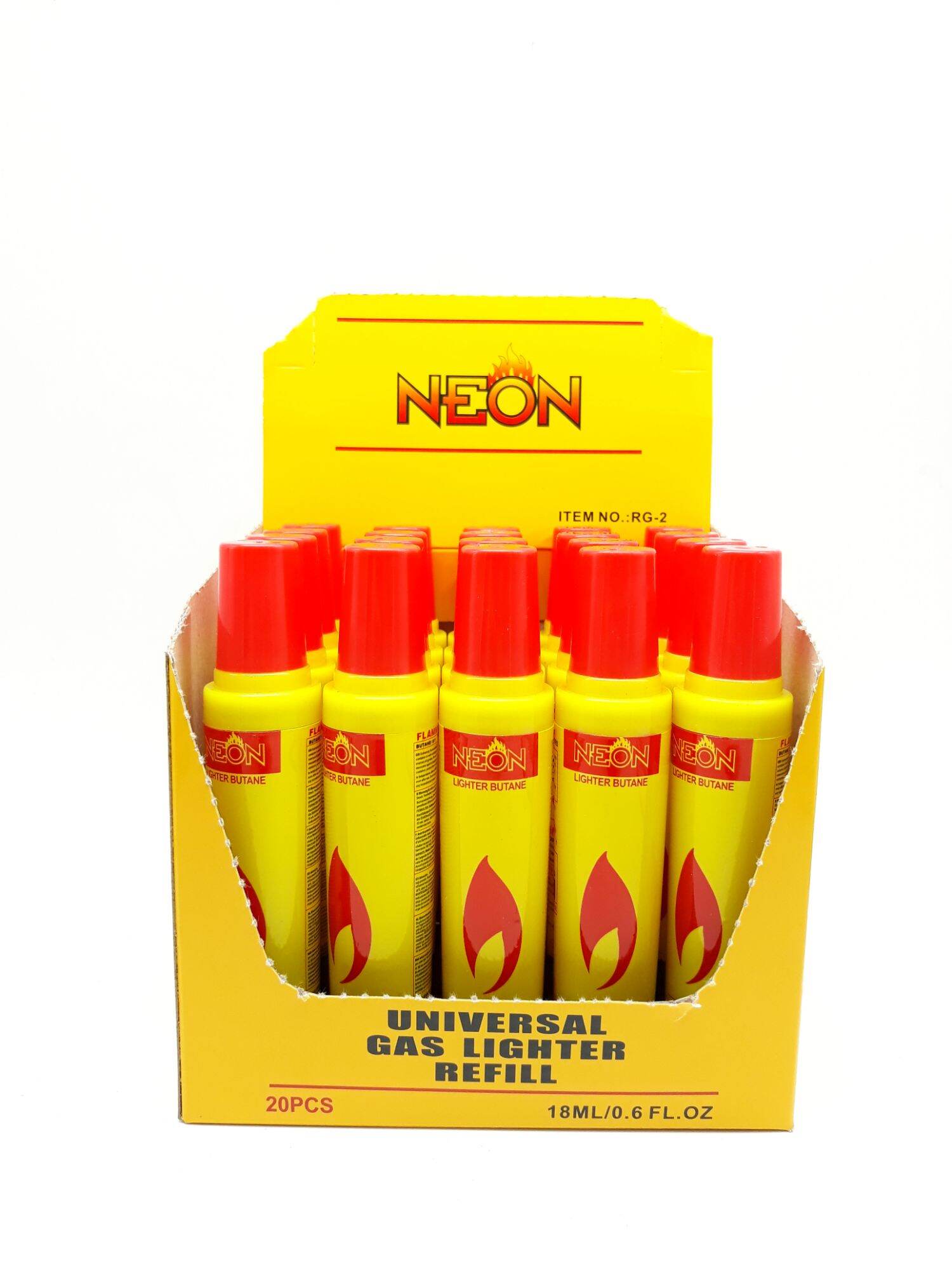Neon Universal Gas Lighter Refill 18ml (1 Box have 20 pcs) Lazada