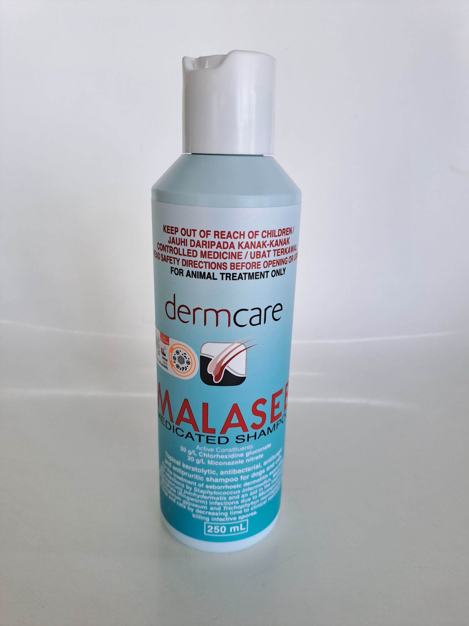 Malaseb Medicated Shampoo for Cats and Dogs 250ml (Original