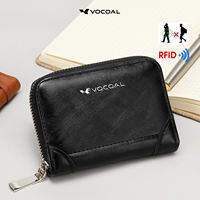 VOCOAL Men Women Card Wallet Unisex Multi-Functional RFID Wallet Portable Stainless Steel Card Box Multi-Card Position ID Credit Cards Holders