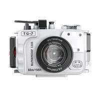 Seafrogs Professional 60M Waterproof Underwater Housing for Olympus TG7 (White)