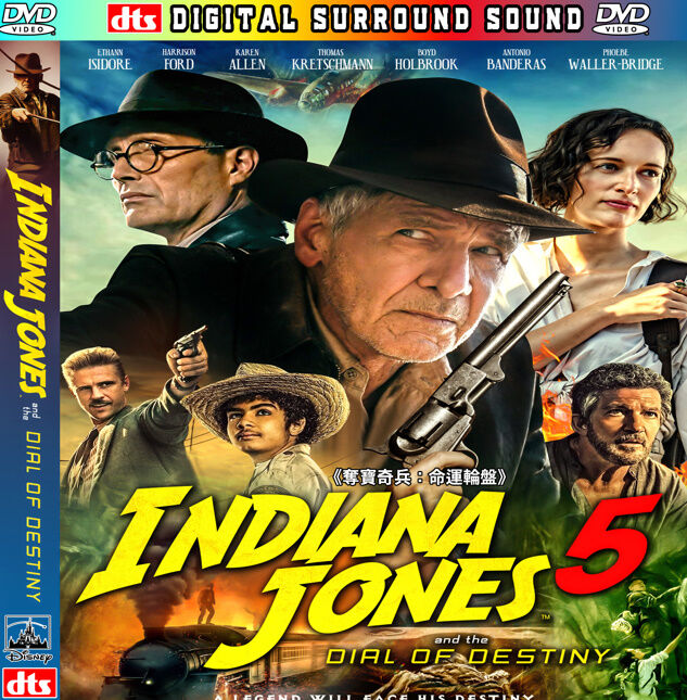 Indiana Jones and the Dial of Destiny (2023) DVD Movie 100
