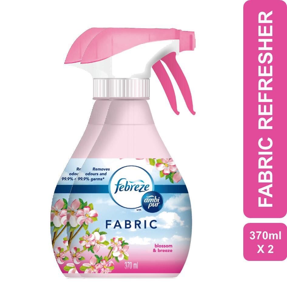 Febreze with Ambi Pur Fabric Refresher Blossom & Breeze (370ml x 2