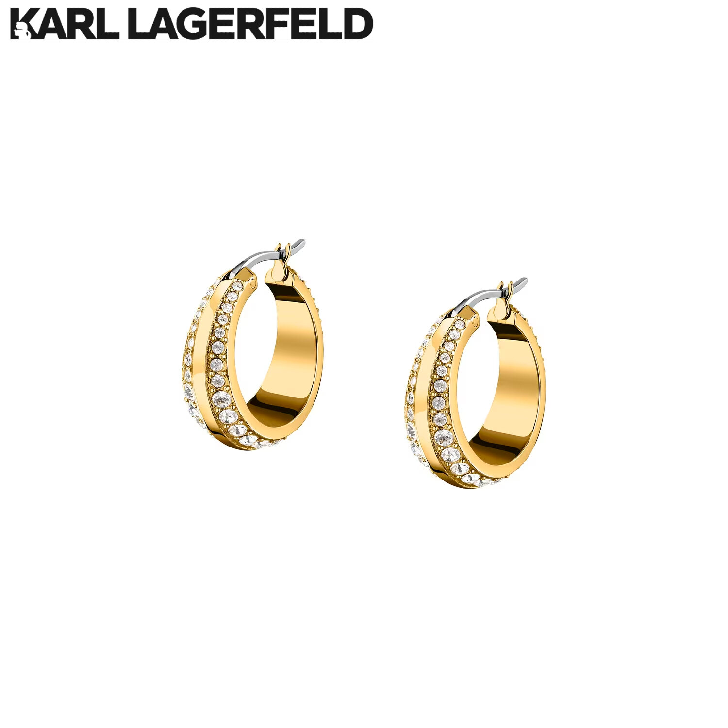 KARL LAGERFELD Bond Pave earrings gold KLBJY08 ราคา 4,563 บาท*ส่งฟรี