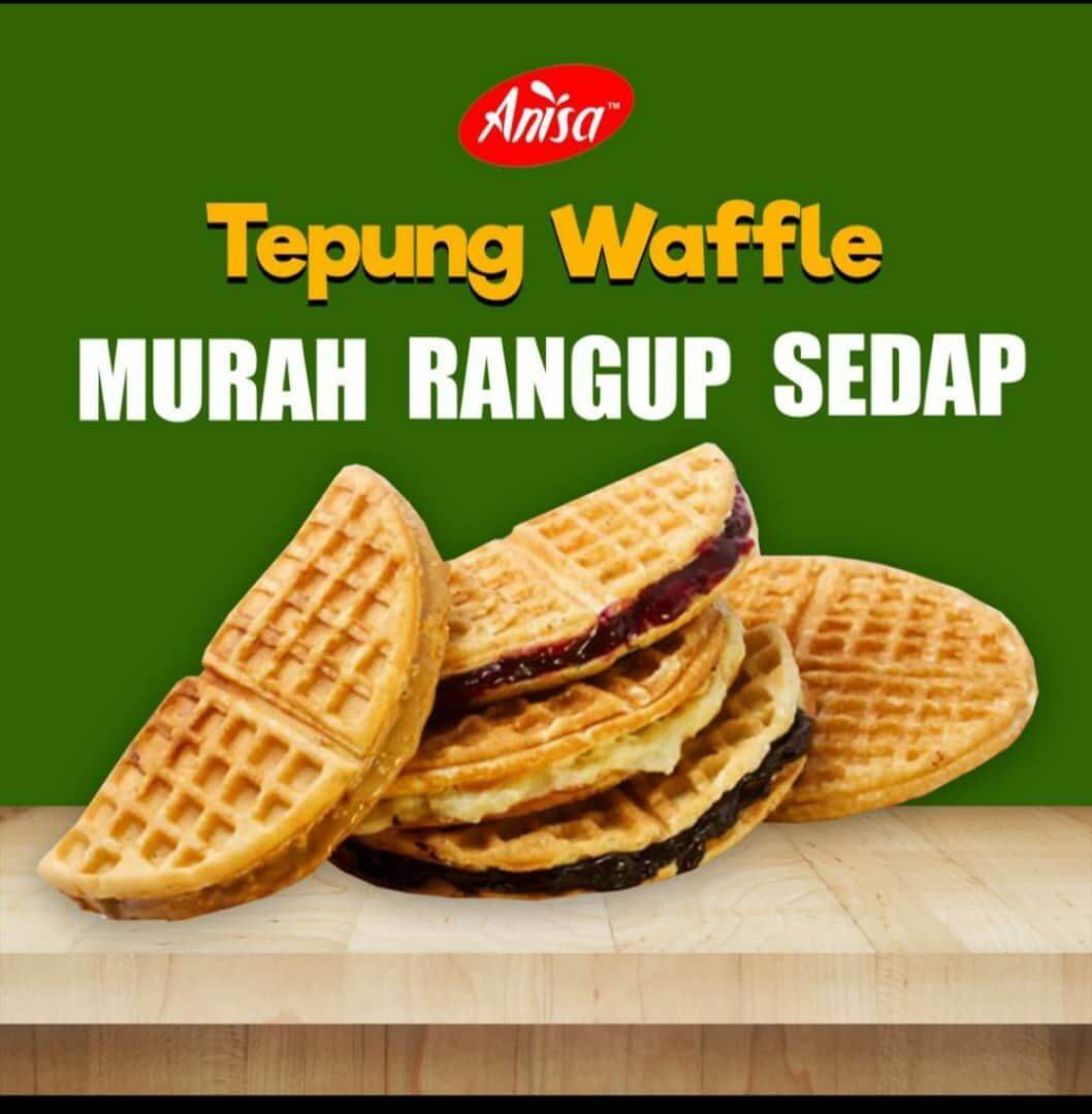 Tepung Waffle Anissa 1kg Ready Stok Halal Bersih Sedap Lazada