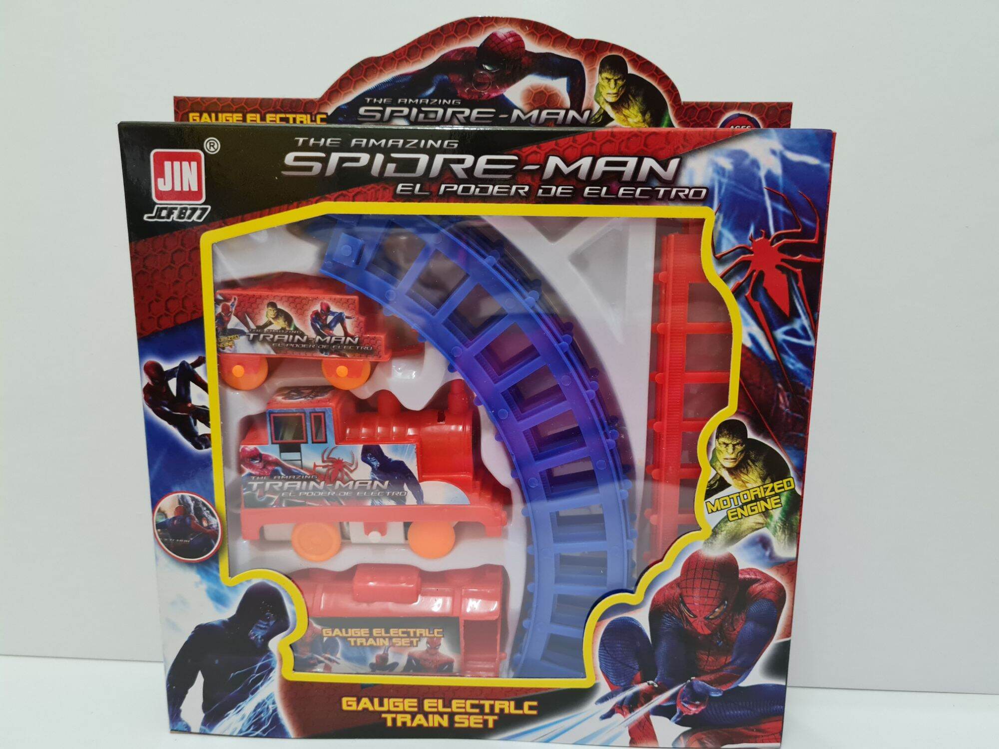 Spiderman hot sale train set