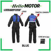 NEW DESIGN ARAISPORT AR2 RAINCOAT 0.5KG S-8XL BAJU HUJAN WATERPROOF DALAM PANTUL CAHAYA QUALITY GIVI RRS07