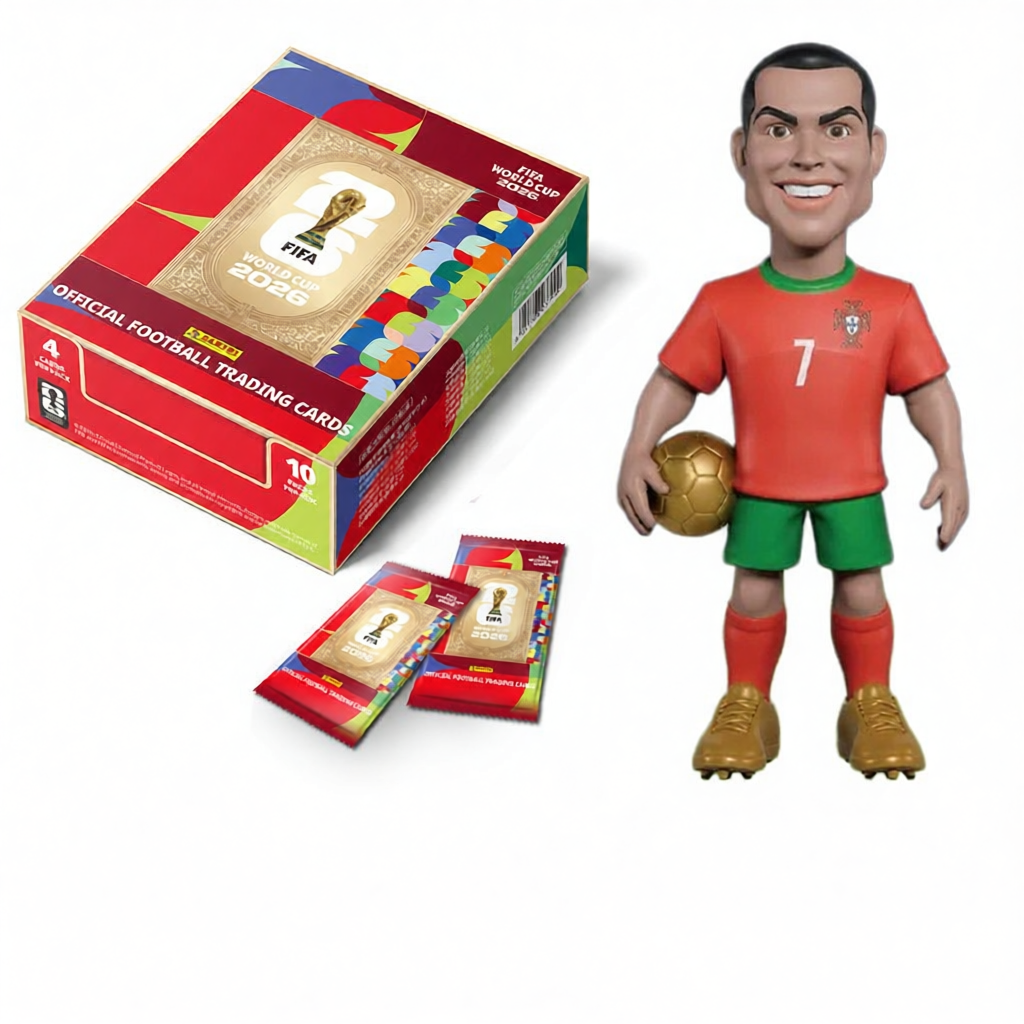 Collectible Official 2026 FIFA World Cup Football Card Messi Haaland