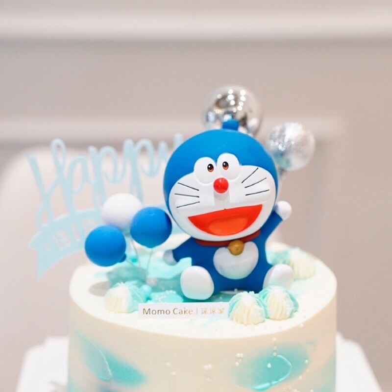 Ready Stock Doraemon Cake Topper Cake Decoration Toy 小叮当哆啦a梦机器猫蛋糕摆件装饰 Lazada