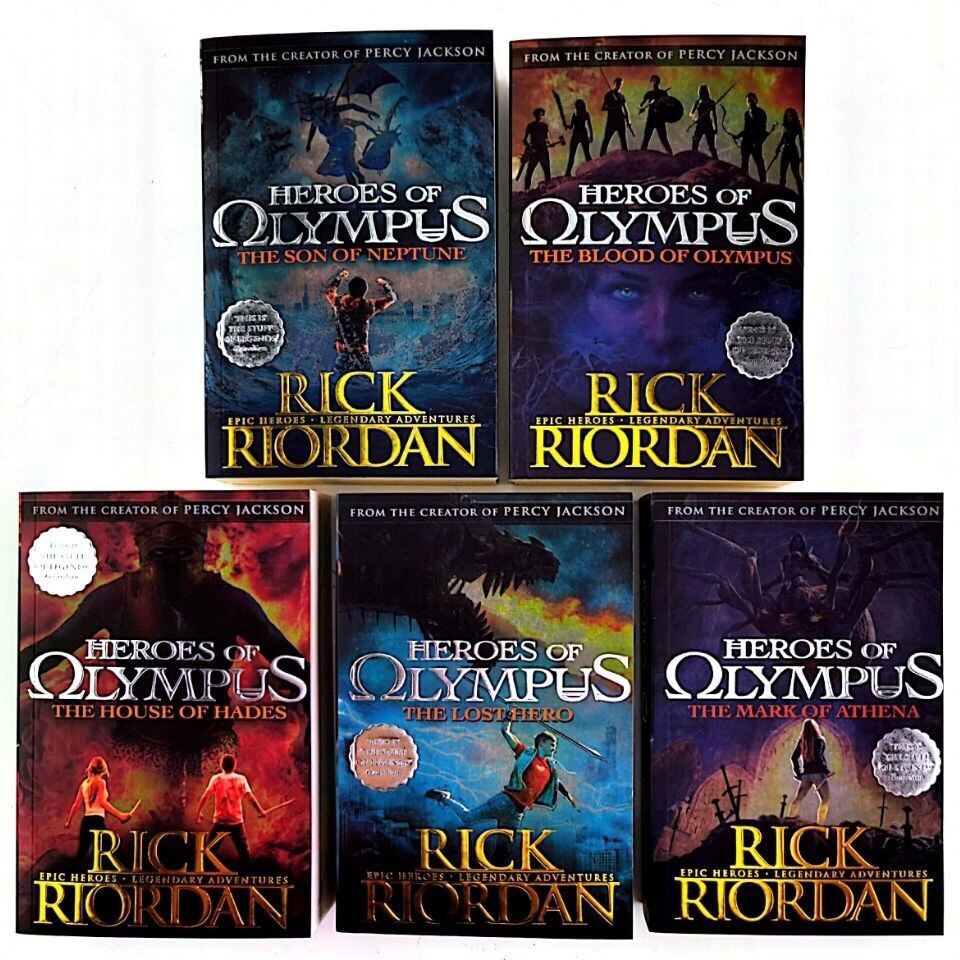 （5books）Rick Riordan Heroes of Olympus Percy Jackson Malaysia