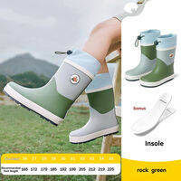 Lemonkid Children Rainboots Drawstring Rain Shoes Anti-slip Waterproof Water Shoes Boys Girls LK2251041