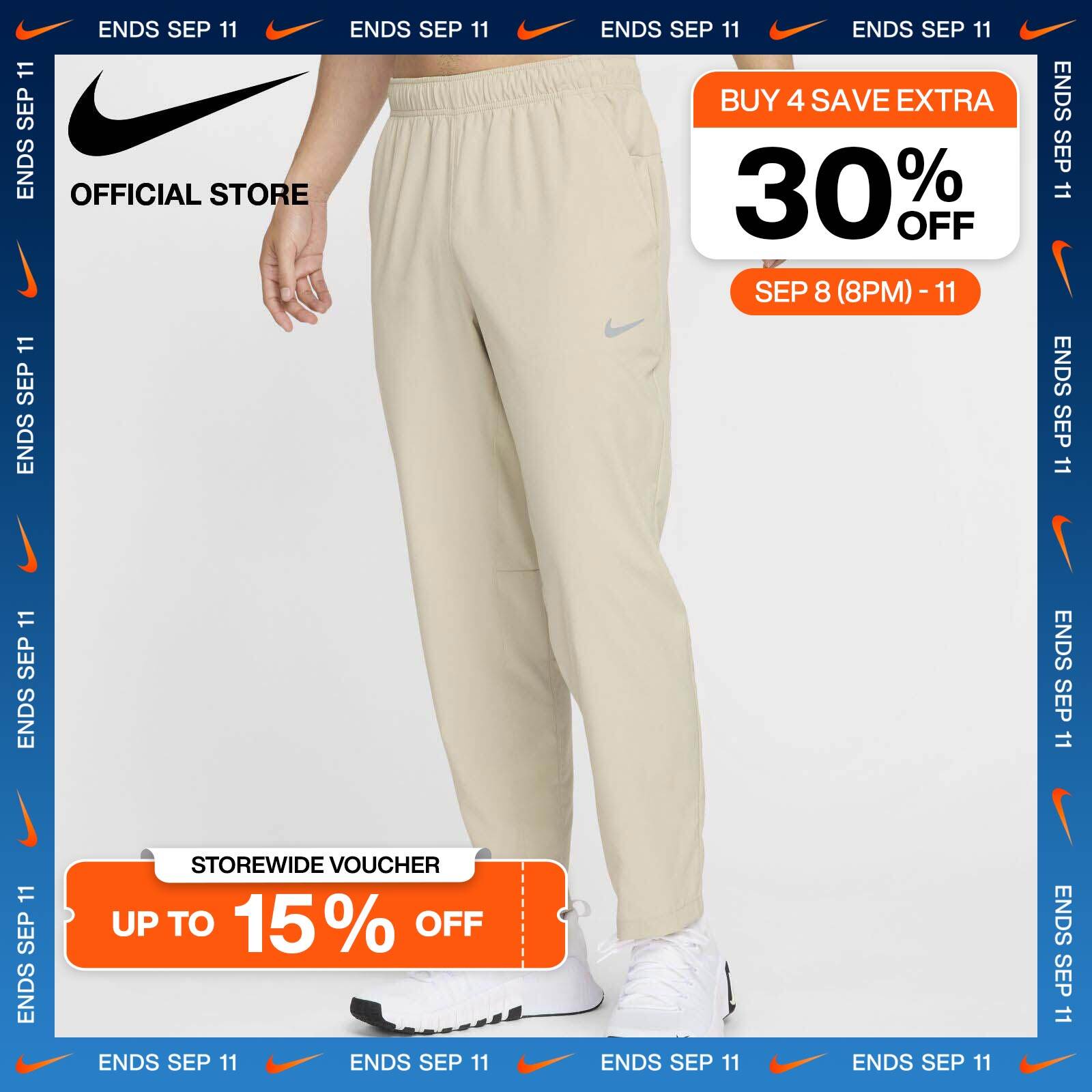 Nike Men's Form Dri-FIT Open-Hem Versatile Trousers - Desert Khaki