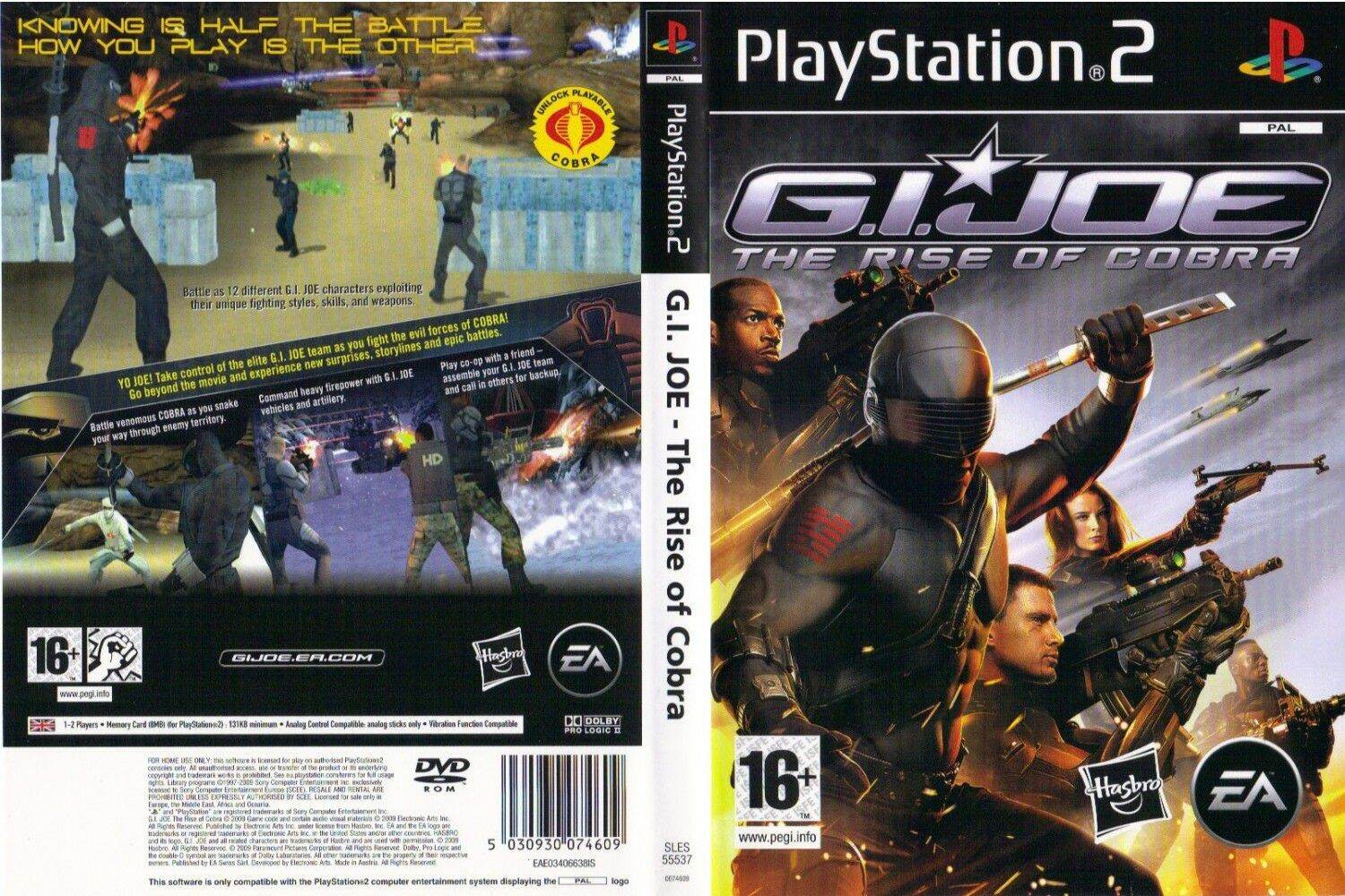 PS2 CD DVD GAMES (G.I. Joe: The Rise of Cobra) | Lazada