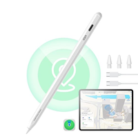 ESR Geo DigitaliPad ปากกาที่เข้ากันได้กับ Findmy สำหรับ Apple iPad 2018-2026 พร้อมปุ่มลัดที่ใช้งานง่ายสำหรับ Apple iPad 11th A16/10/9/8 และ Air 13/11 และ Pro 12.9/13/11 และ Mini 7/6/5