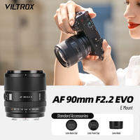 VILTROX AF 90mm F2.2 EVO APS-C Telephoto Prime Lens for Mirrorless Cameras E X Z Mount Manual Focus Compact Design High Aperture Portrait Lens