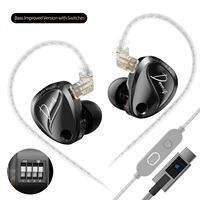 KZ Duonic Hifi Chơi Game Earbuds 10-20000Hz Tần Số Rộng 4 chế độ EQ (Loại C Tùy Chọn)-Tai nghe trong tai Cho Trò Chơi Âm Nhạc