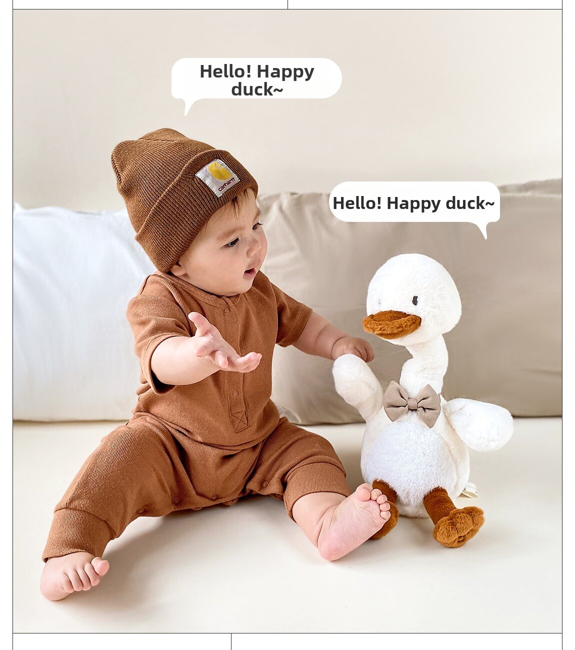 BEIESTATE Talking Plush Doll, Interactive Educational Toy For Infants
_voghion.com