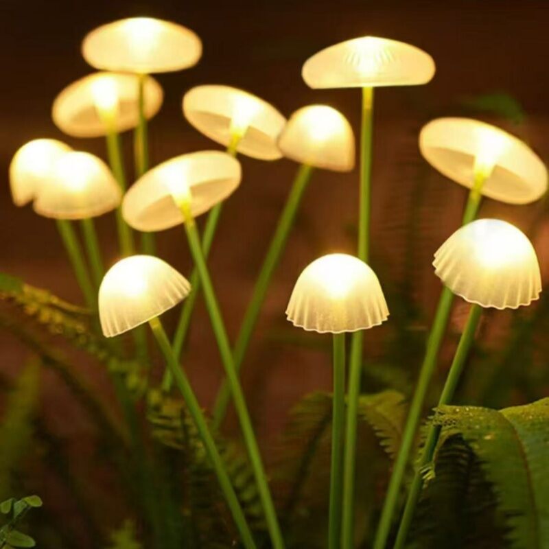 OURUIJIN | Garden Decorative Mushroom Light Dandelion Firework Effect