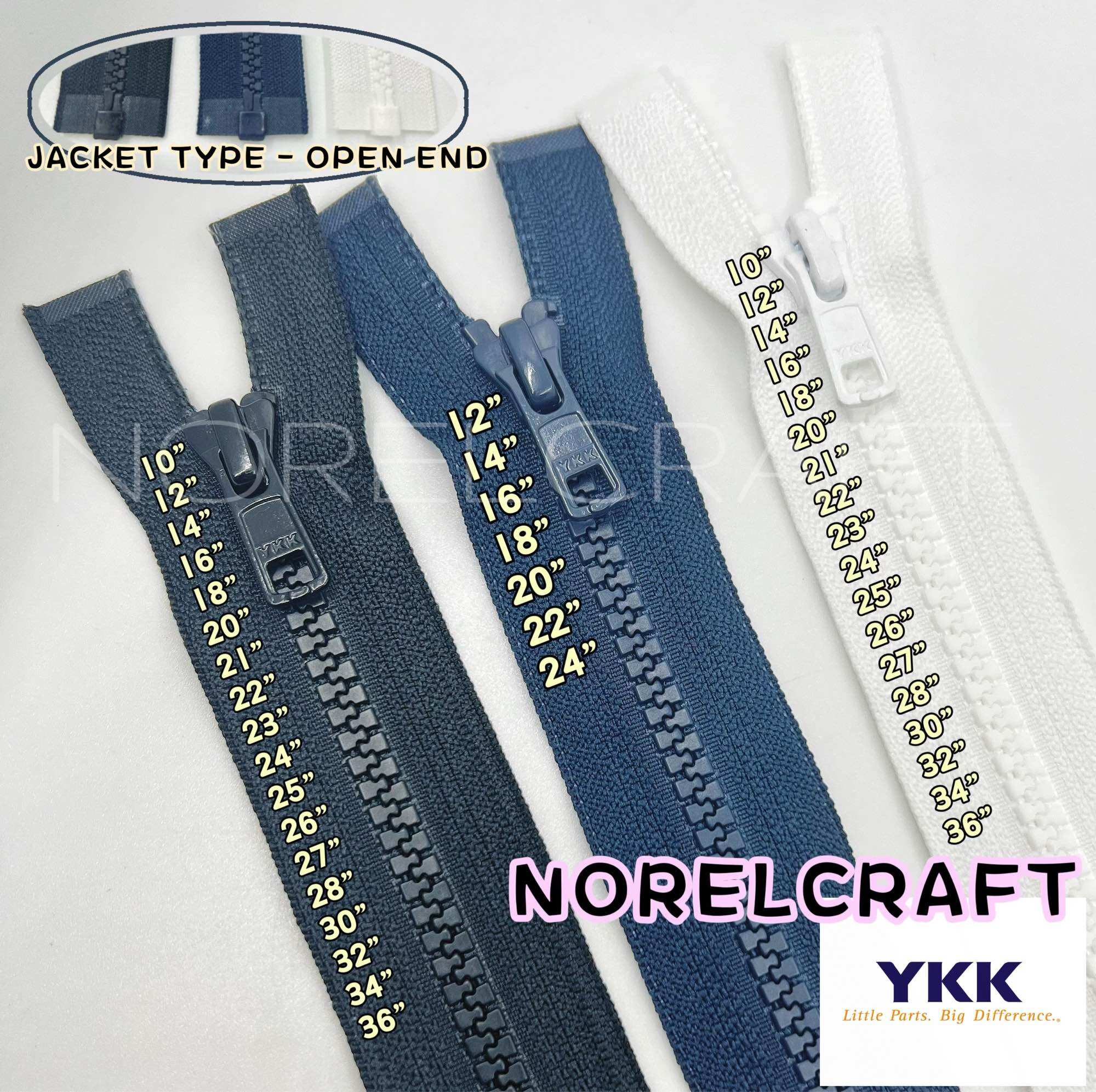 10 - 36 YKK JACKET ZIP KASAR VSO-56/YKK ZIP JACKET/ZIP JACKET KASAR/ ZIP JAKET