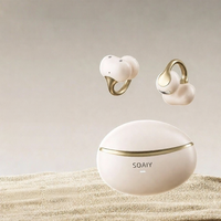 soaiy | Bluetooth Bone Conduction Clip-on AI Translation Sport Headphones
