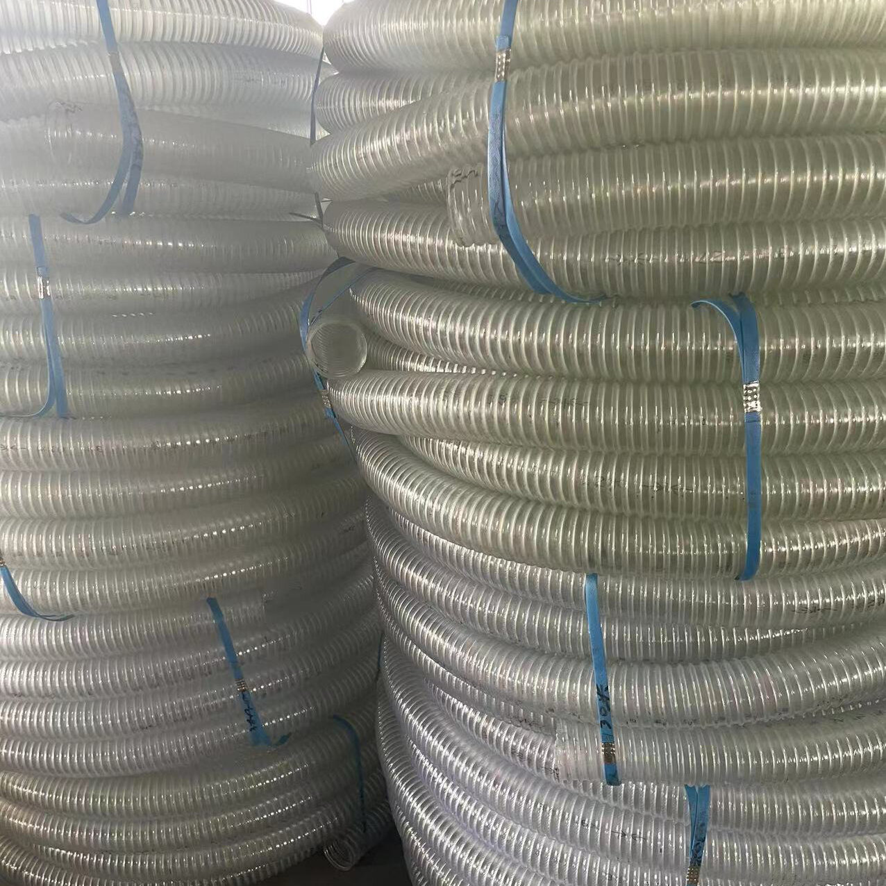 Antifreeze PVC Transparent Hose Gasoline Engine Water Pump 2Inch 3