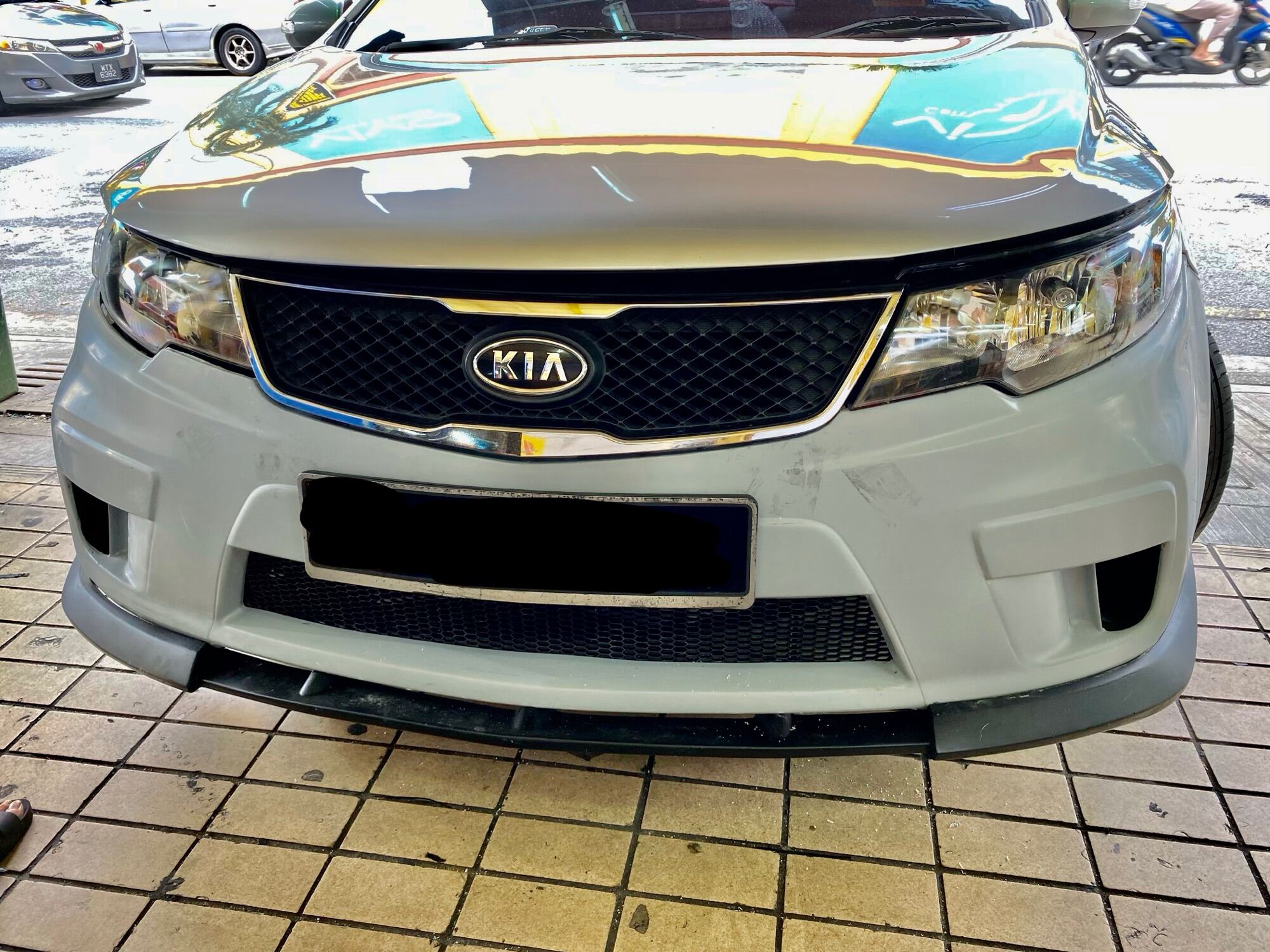 Kia Forte nefd koup front bumper bodykit body kit lip Lazada
