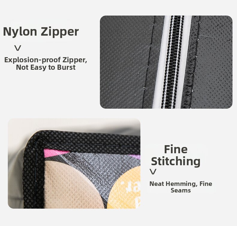 Heavy Duty Large Capacity Storage Bag For Clothes And Quilts_voghion.com