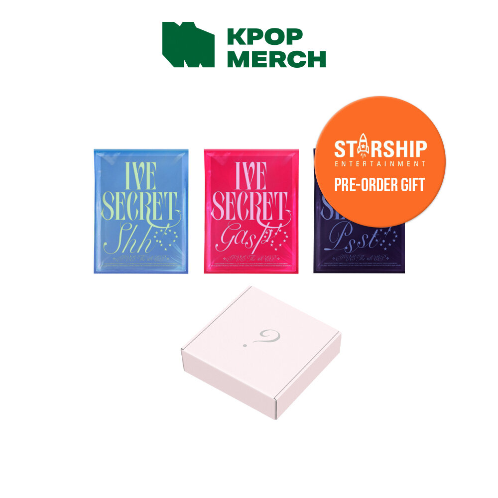 [+STARSHIP GIFT ] IVE - [ IVE SECRET ] 4 SET ราคา 3,327 บาท*ส่งฟรี