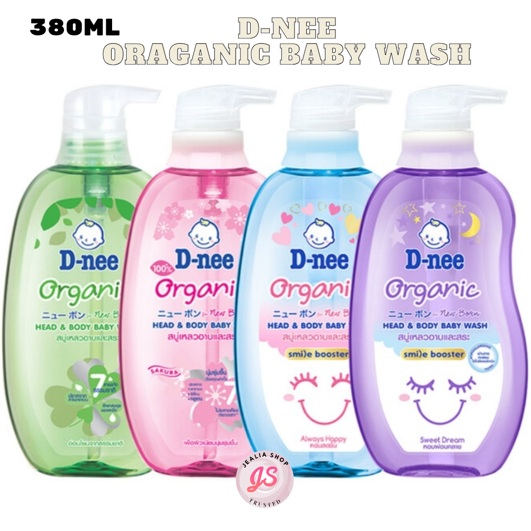 DNEE ORGANIC BABY HEAD AND BODY WASH 380ml/200ml