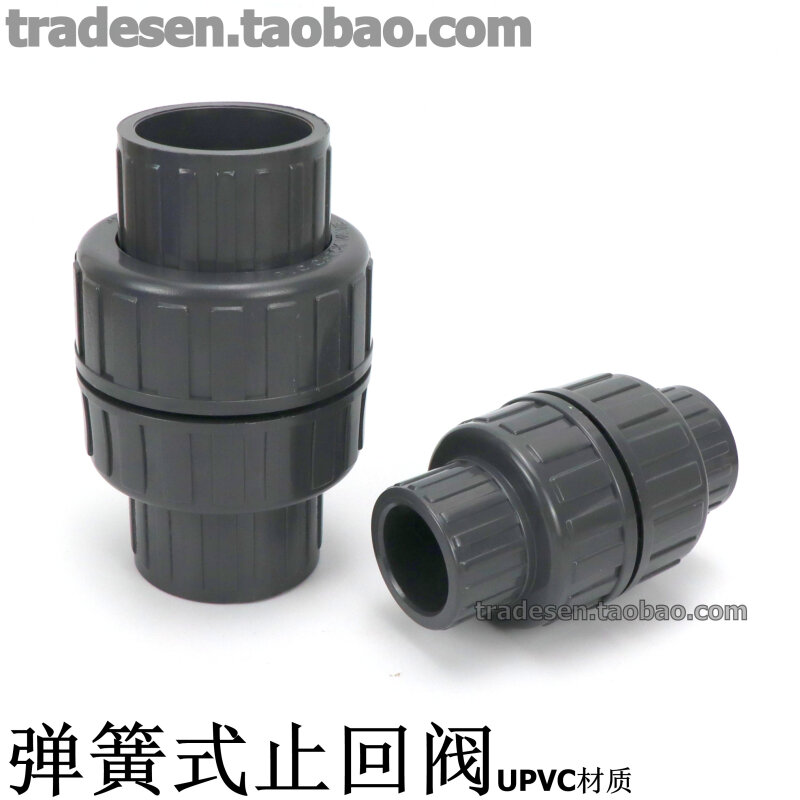 Plastic Check Valve PVC Check Valve Valve Spring Type Check Valve Water