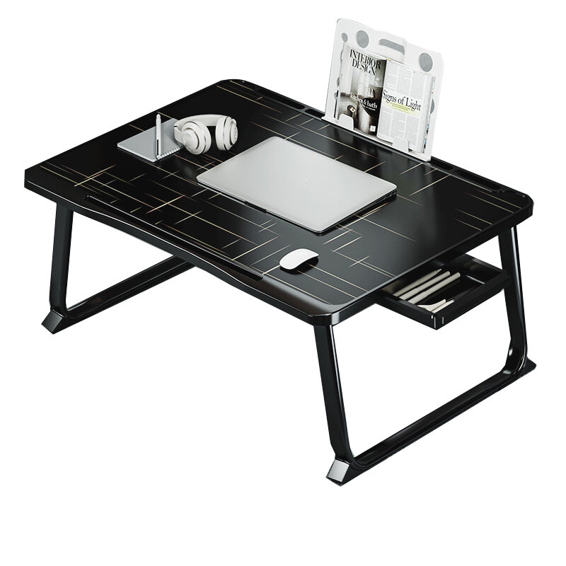 On Bed Small Table Computer Desk Student Study Desk Keyboard Dormitory Bed Table Children's Small Desk Folding Table. 