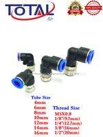 PL Series 4MM 6MM 8MM 10MM 12MM 14MM 16MM Male Elbow Connector Pneumatic Push In Fitting One Touch Fitting