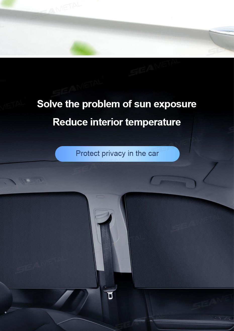 Magnetic Car Side Window Sunshade For Uv Protection & Cooling_voghion.com