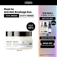 [10.10 EXCLUSIVE FROM 9TH OCT 8PM] L’Oréal Professionnel Metal DX Mask 250ml Duo