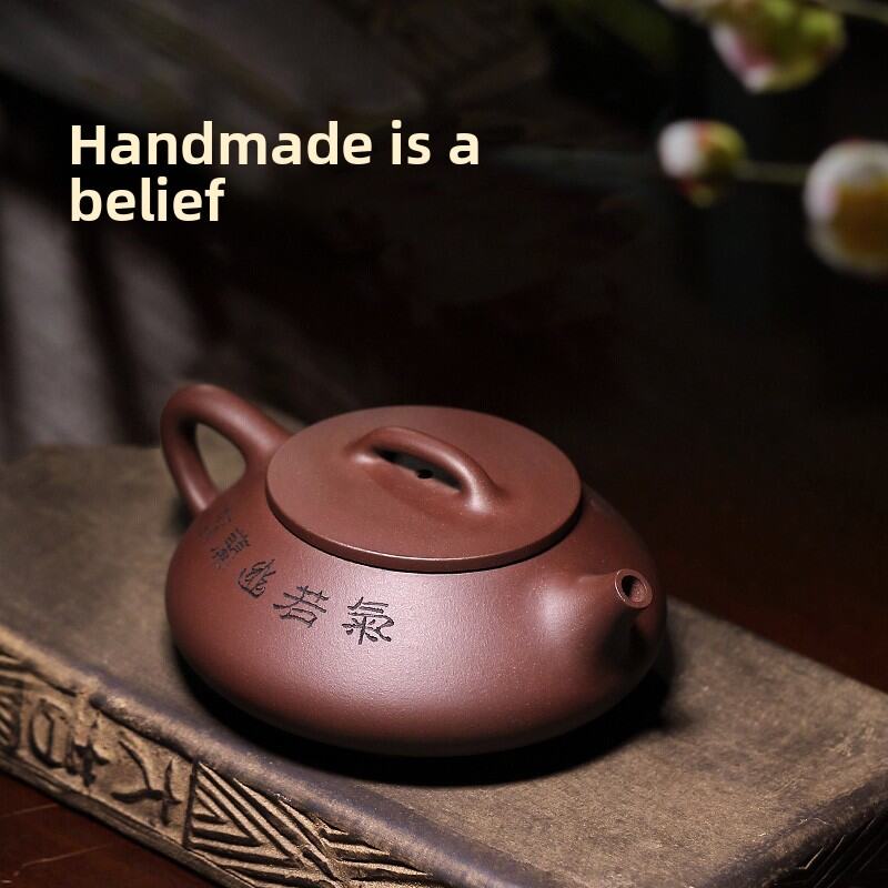 CANGHUTIANXIA | Handcrafted Engraved Purple Clay Teapot for Home Use Harga  261 Ringgit*Penghantaran Percuma