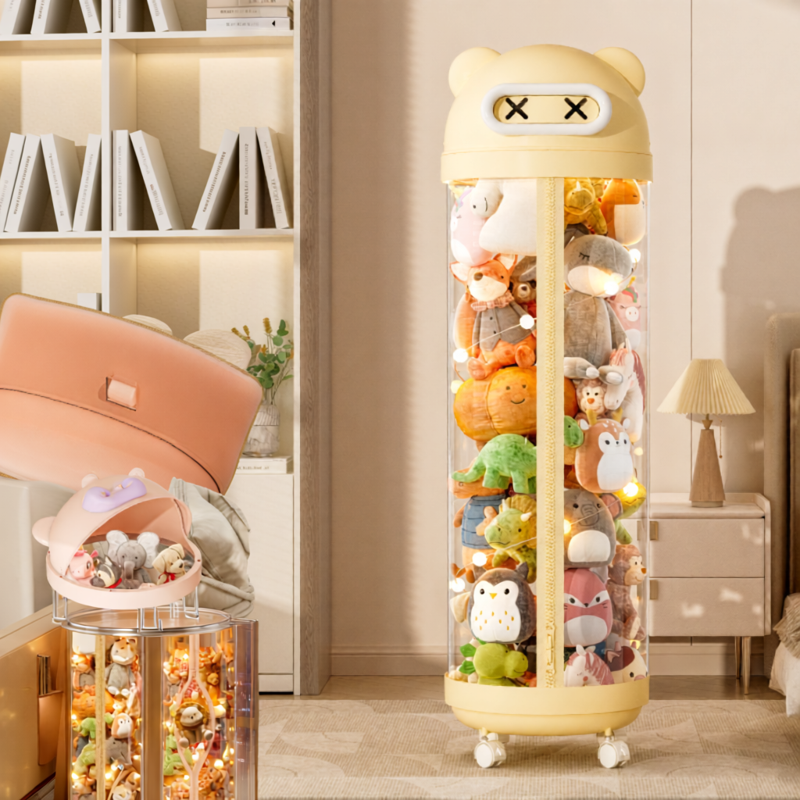 XINGYOU | Clear Display Toy Storage Bin Large Capacity Zipper