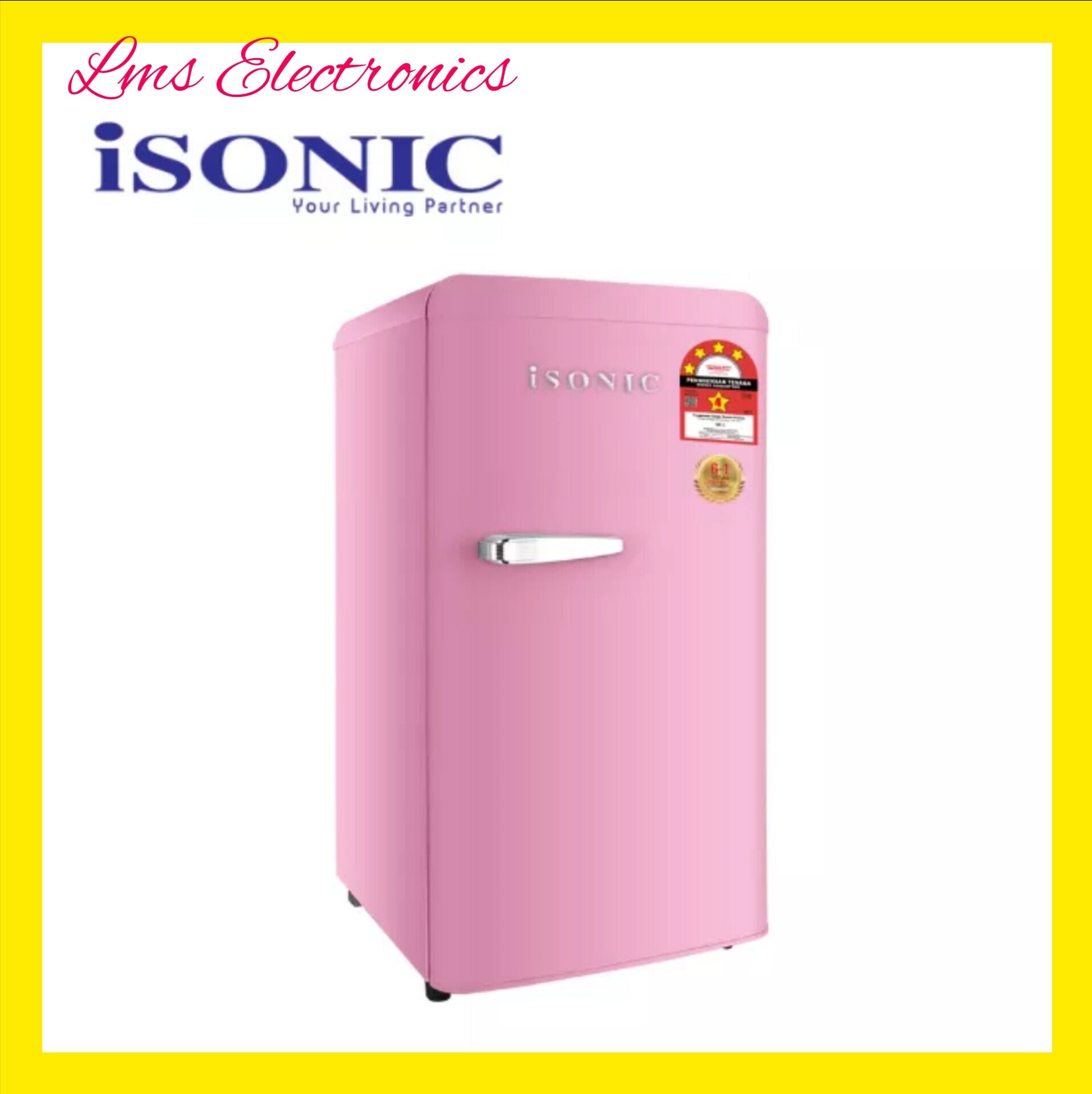 isonic pink fridge