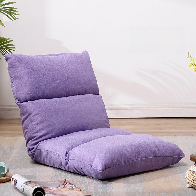 Japanese Style Tatami Floor Cushion Window Seat Backrest Integrated Sofa Bed Headrest Chair Home Fabric Pure Color Modern Simple