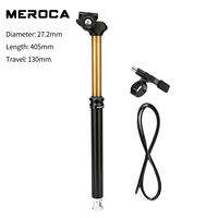 MEROCA Remote Control Dropper Seatpost Internal Routing Hydraulic Telescopic Seat Post 27.2mm 30.9mm 31.6mm for Mountain Bike Cycling Parts(HF-02)