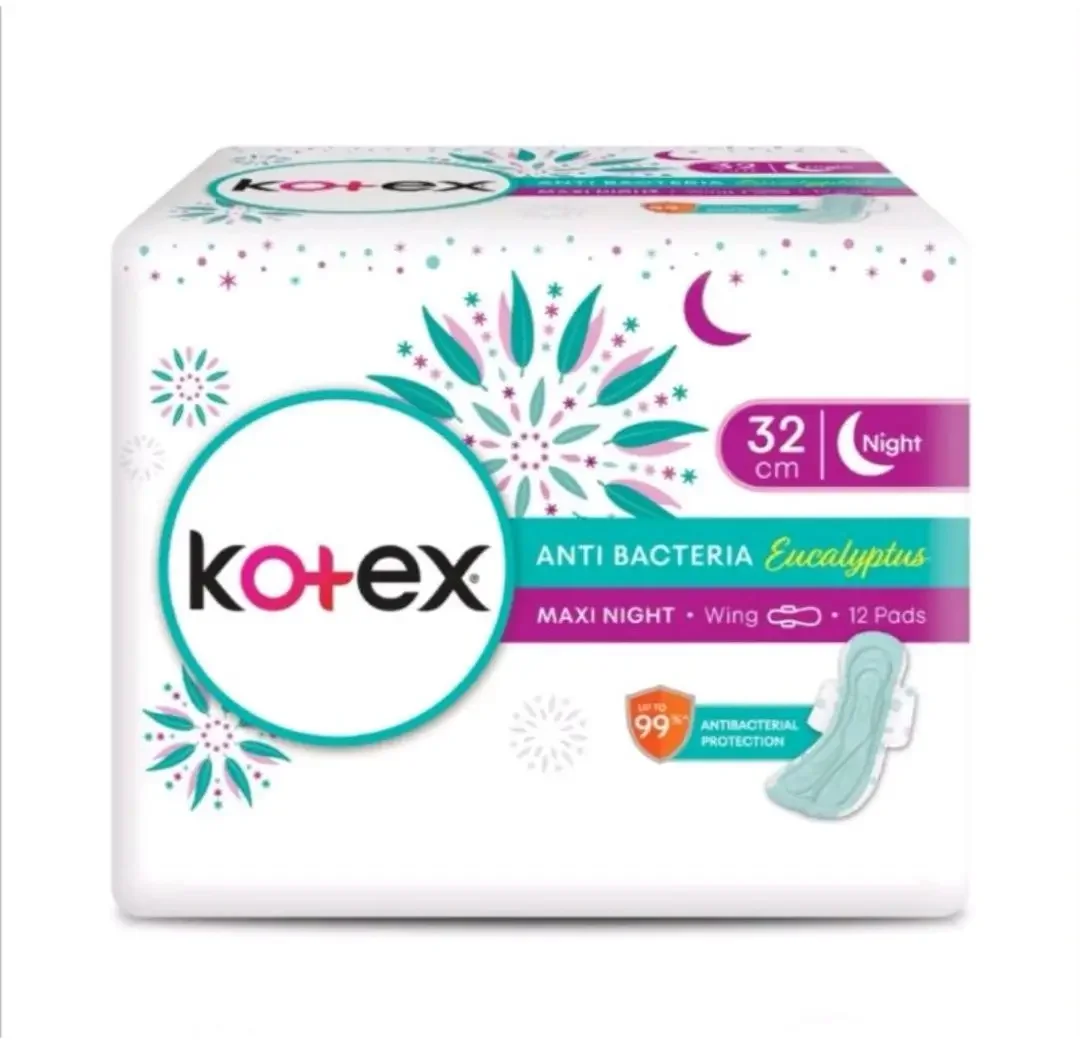 Kotex Anti-Bacteria Overnight Wing 32cm-12pads