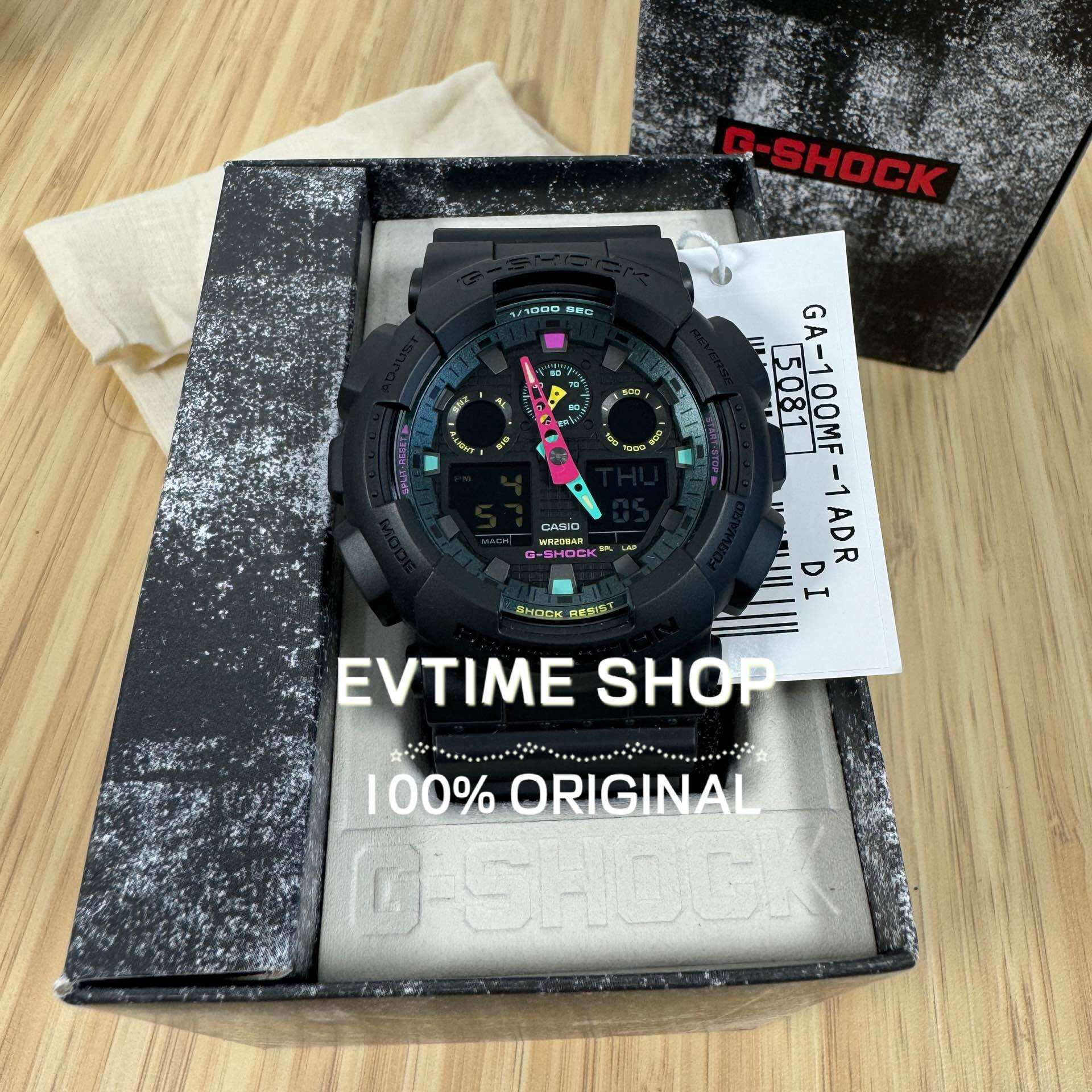 100% ORIGINAL CASIO G-SHOCK MULTI-FLUORESCENT ACCENTS SERIES GA