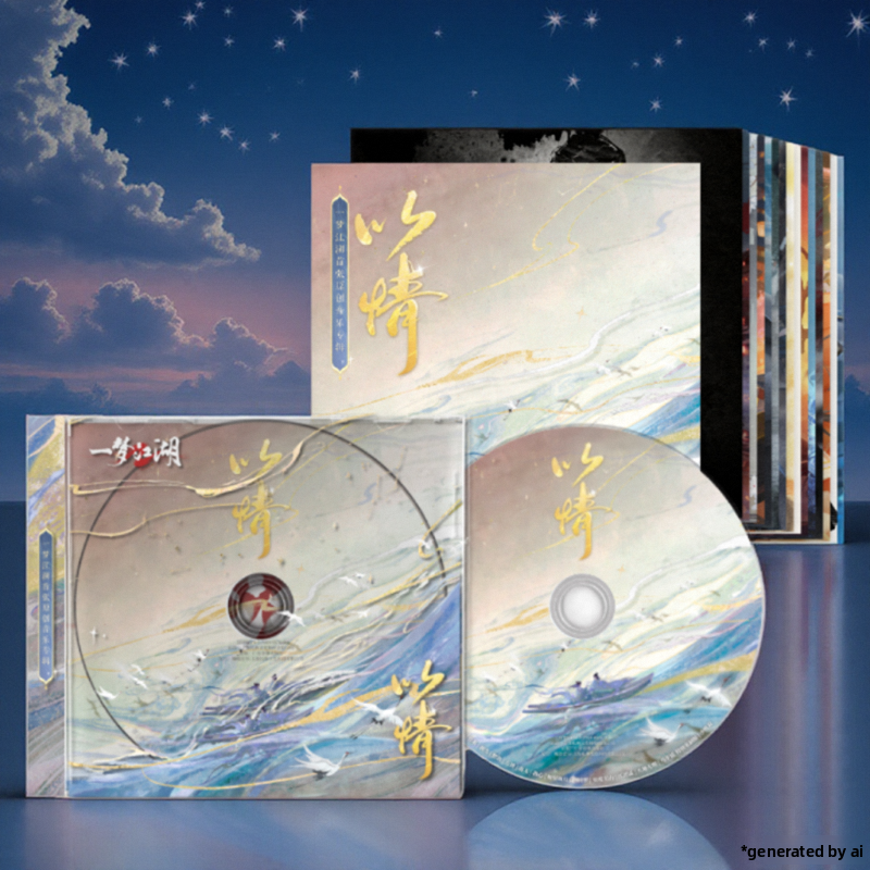 Game Soundtrack Album with Beautiful Lyrics Exchange Card