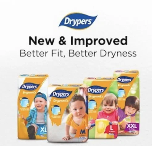 Drypers Drypantz - (1 pack) M60/ L48/ XL42/ XXL36